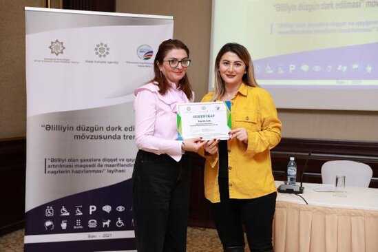 Jurnalistlər üçün növbəti təlim keçirildi - FOTOLAR