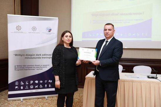 Jurnalistlər üçün növbəti təlim keçirildi - FOTOLAR