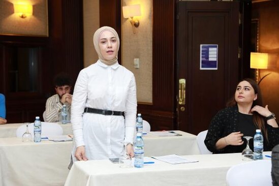 Jurnalistlər üçün növbəti təlim keçirildi - FOTOLAR