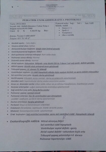 Ürək qüsurlu gəncin vəziyyəti ağırlaşıb - YARDIMINIZA EHTİYACI VAR - FOTO