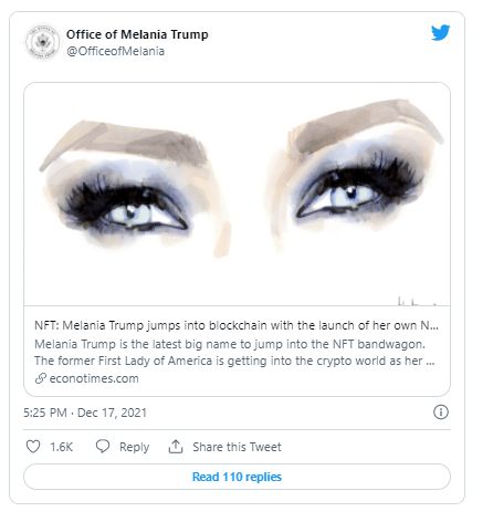 Melaniya Tramp gözlərini satışa çıxarır - FOTO