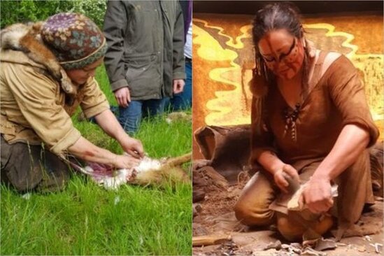 Yolda ölmüş heyvanların əti ilə qidalanan "mağara qadını" hər kəsi təəccübləndirdi - FOTO