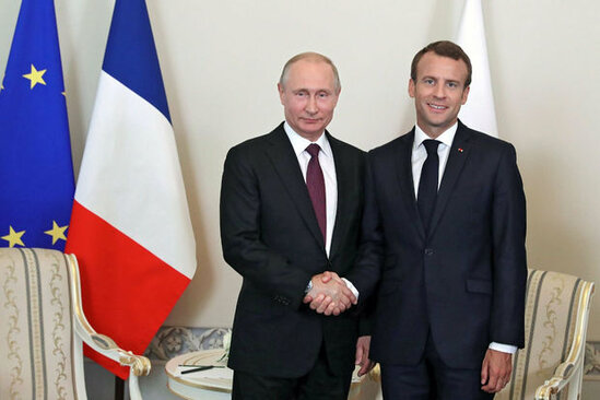 Putin və Makron Qarabağ məsələsini müzakirə etdilər