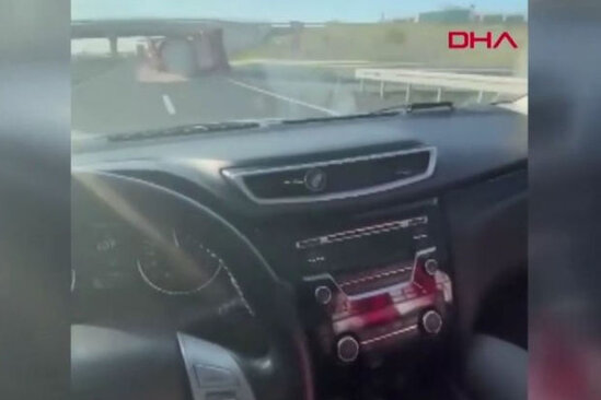 Sürücünün çevik reaksiyası ağır qəzanın qarşısını aldı – ANBAAN VİDEO