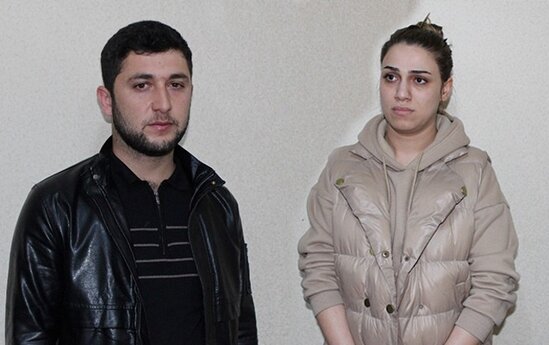 Azərbaycanda saxta pul çap edən sevgililər saxlanıldı - FOTO