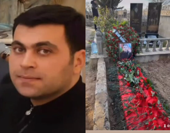 Azərbaycanlı müğənninin polis qohumunun yas yerindən görüntüləri - FOTO/VİDEO