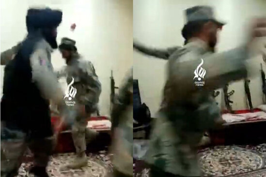 "Taliban" hərbçiləri musiqi qadağasına məhəl qoymadı - VİDEO