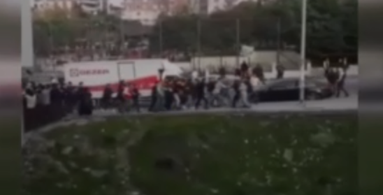 İki ailə arasında kütləvi dava - VİDEO