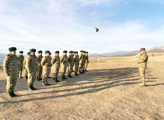 Hərbi Hava Qüvvələri komandanı işğaldan azad edilmiş ərazilərə getdi - FOTO