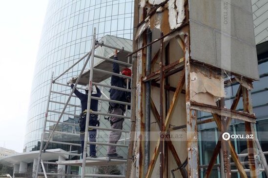 Bakının mərkəzində partlayış: Yaralananlar var - YENİLƏNİB + FOTO/VİDEO