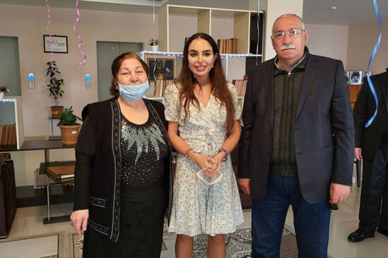 Leyla Əliyeva "qocalar evi"ndə olub - FOTO