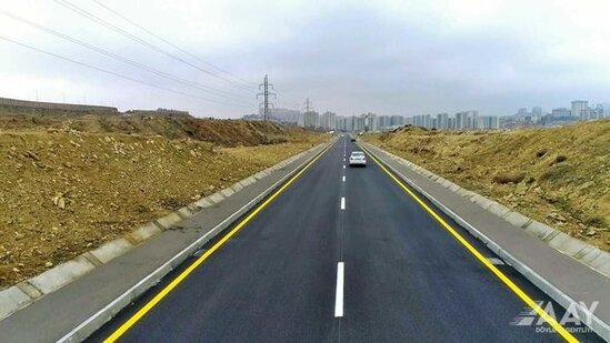 Bakıda göl qırağında yeni yol - FOTO/VİDEO