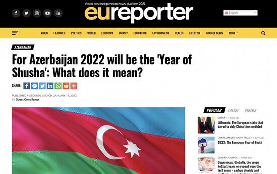 "Ermənilər Şuşaya müharibə qəniməti kimi yanaşırdı"