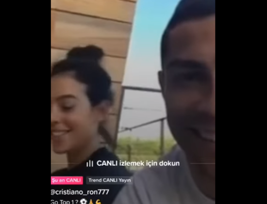 Kristiano Ronaldo ailəsi ilə birgə "TikTok"da canlı yayım açdı - VİDEO