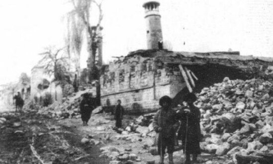 Şamaxıda 4 min ev məhv oldu, 2 min sakin öldü - Foto