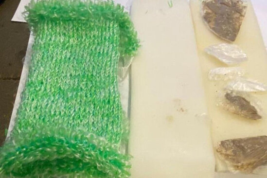 Həbsxanaya hamam süngərinin içində narkotik keçirilməsinin qarşısı alındı