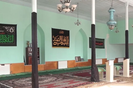 Məsciddə qorunan 150 illik çıraq - VİDEO