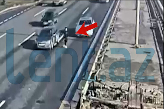 Bakıda 6 piyadanı maşın belə vurdu - VİDEO