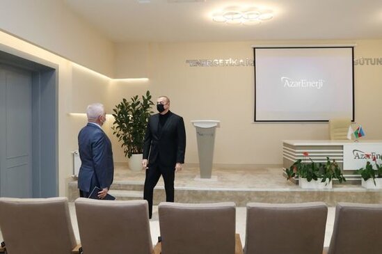 Prezident açılışda - FOTO