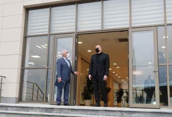 Prezident açılışda - FOTO