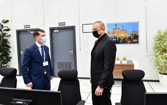 Prezident açılışda - FOTO