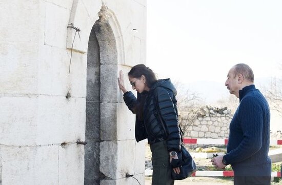 Prezident: "Müharibədən sonra Ağdama üçüncü dəfədir səfər edirəm, hər dəfə buraya gələndə ürəyim ağrıyır"