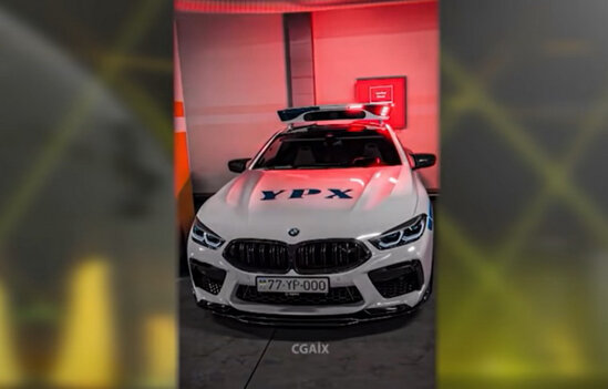 Polis avtomobili ilə hər kəsi çaşbaş salan gənc kimdir? - VİDEO