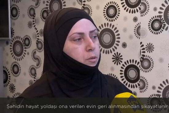 Şəhidin həyat yoldaşına verilən ev niyə geri alınıb? - VİDEO