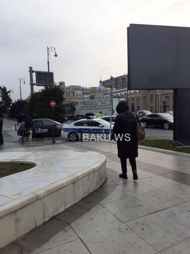 Bakıda TIR sürücüləri yolu bağladı- FOTO/VİDEO