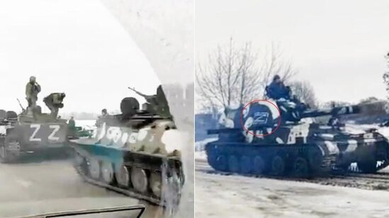 Rusiya sərhəddəki tanklarına "Z" işarəsi qoydu! Putin bununla nə demək istəyir?