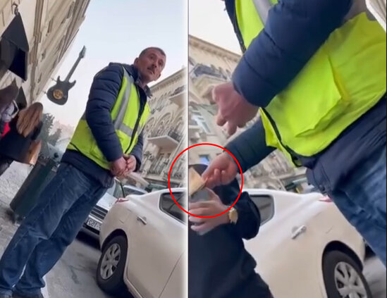 "Tarqovı"da 5 manat parkinq pulu yığan kimdir? - VİDEO