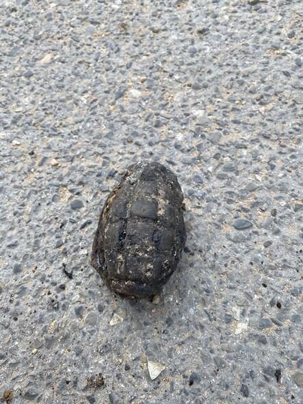 Bakıda əl qumbarası tapıldı - FOTO/VİDEO