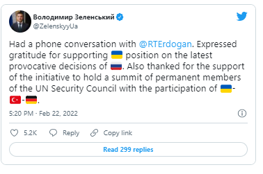 Ərdoğan Zelenski ilə Donetsk və Luqanskı müzakirə etdi - FOTO