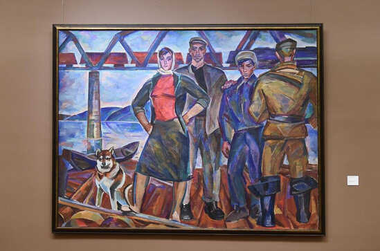 Leyla Əliyeva Moskvada sərgi ilə tanış olub - FOTO