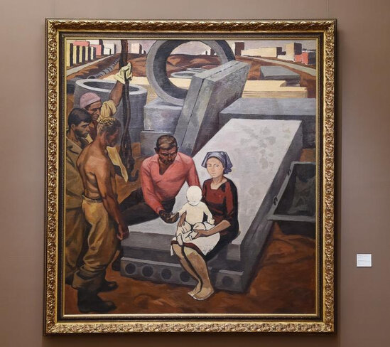 Leyla Əliyeva Moskvada sərgi ilə tanış olub - FOTO