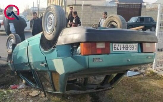 Qarnizon komandiri qəzaya düşdü - FOTO