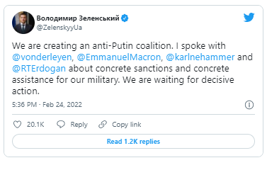 Zelenski siyasi liderlərə: "Biz qətiyyətli addımlar gözləyirik" - FOTO