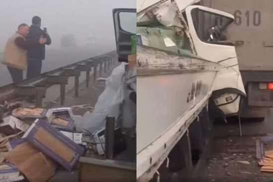 Bakı-Quba yolunda ağır qəza olub - YENİLƏNİB + VİDEO