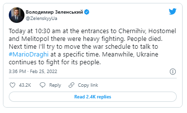 Zelenskidən italyan nazirə istehzalı cavab: Gələn dəfə müharibə proqramını ona uyğun hazırlayacağam - FOTO