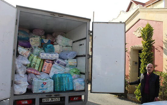 Bir günə Azərbaycanda Ukraynaya bu qədər yardım toplanılıb - FOTOLAR