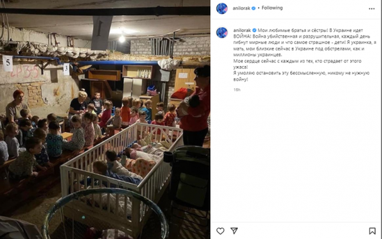 Ani Lorak: "Qohumlarım Ukraynada atəş altındadır" - FOTO