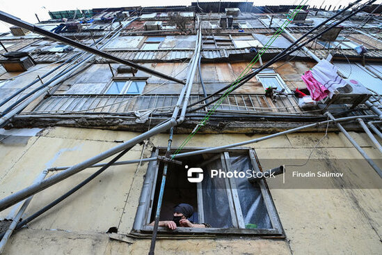 Ürəkbulandıran mənzərə, Bakının pərdə arxasında qalan binaları - FOTOREPORTAJ