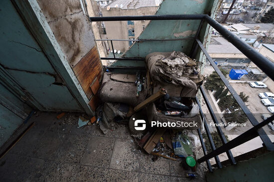 Ürəkbulandıran mənzərə, Bakının pərdə arxasında qalan binaları - FOTOREPORTAJ