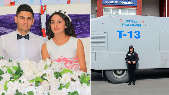 Qadın şəhid həyat yoldaşı kimi polis olmaq üçün gün sayır - FOTO