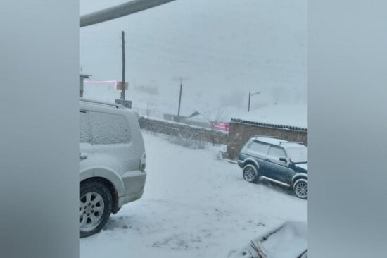 Azərbaycanın şimal rayonlarına qar yağır - VİDEO