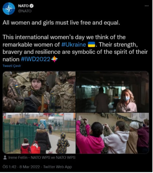 NATO "Twitter"də etdiyi BU PAYLAŞIMI silməli oldu - FOTO