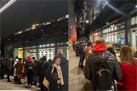 "McDonalds"ın bağlanması xəbərindən sonra kilometrlərlə növbələr yarandı - FOTO/VİDEO
