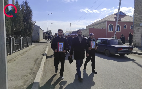 Ukraynada həlak olan azərbaycanlılar dəfn edildi - FOTO