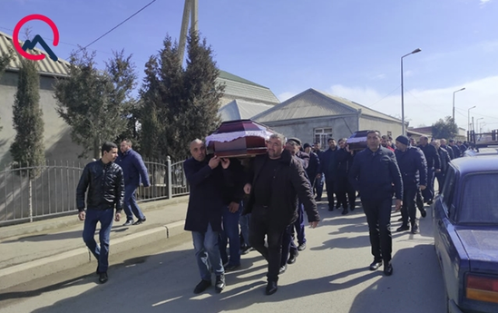 Ukraynada həlak olan azərbaycanlılar dəfn edildi - FOTO
