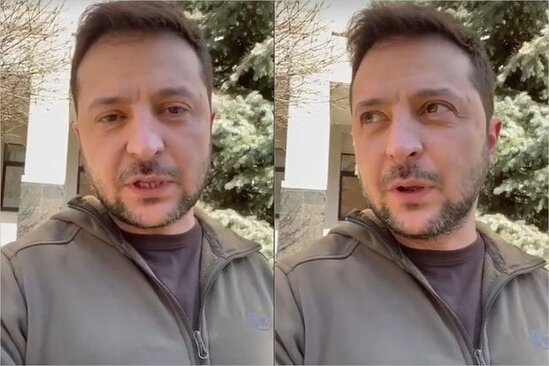 Zelenski barəsində yayılan təxribata cavab verdi: "Evdəyik və Ukraynanı müdafiə edirik!" - VİDEO